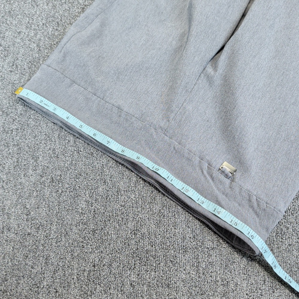 Alfani Modern Slim Leg Pull On Dress Pants Women 12 Gray Rayon Nylon Stretch - Picture 7 of 9